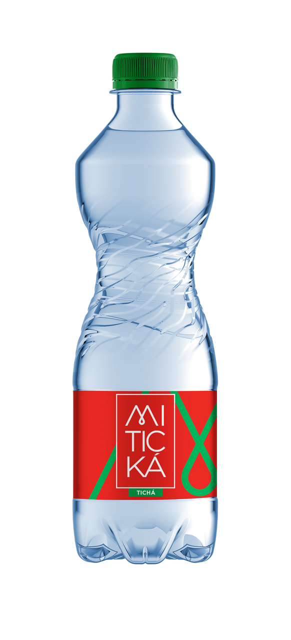 MITICKÁ prírodná minerálna voda tichá 12 x 500 ml vratná PET fľaša