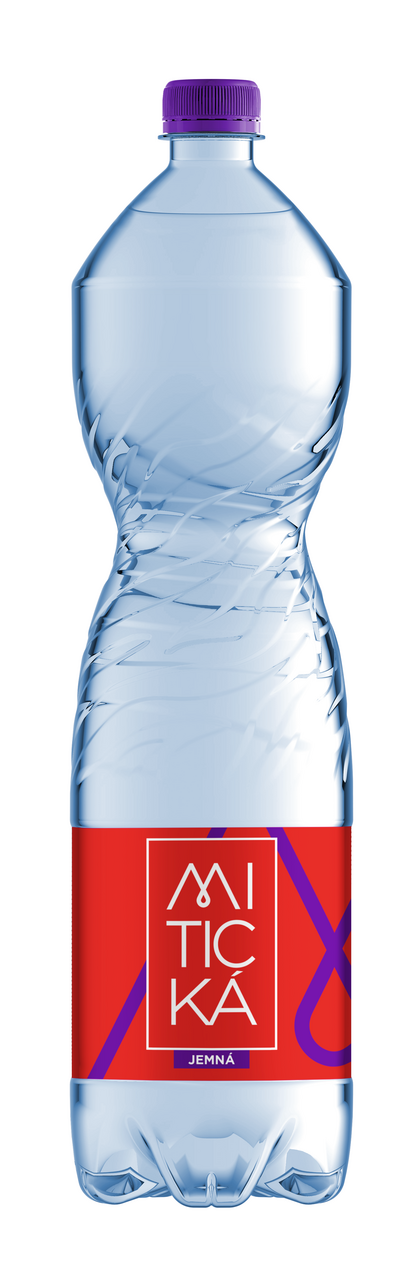 Mitická prírodná minerálna voda jemne perlivá 6 x 1,5 l vratná PET fľaša