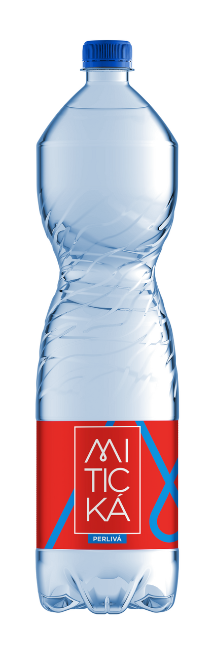 MITICKÁ prírodná minerálna voda perlivá 6 x 1,5 l vratná PET fľaša
