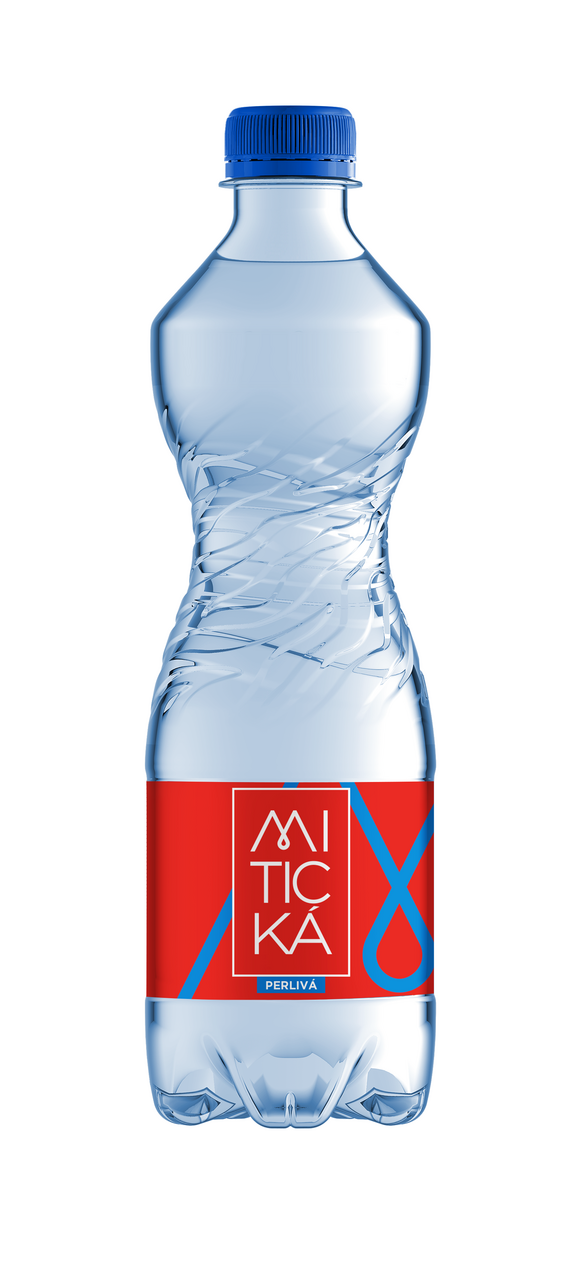 MITICKÁ prírodná minerálna voda perlivá 12 x 500 ml vratná PET fľaša