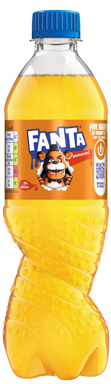 FANTA Sýtený nápoj pomaranč 12 x 500 ml vratná PET fľaša
