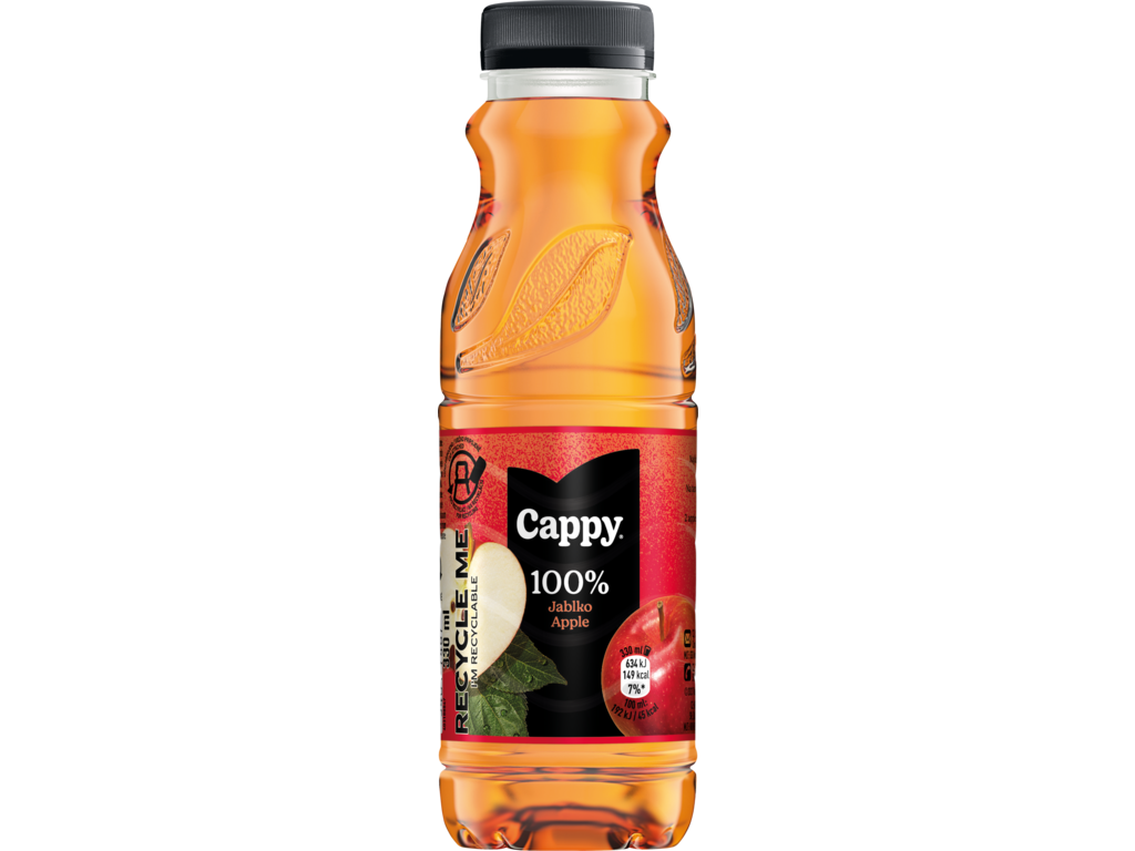 Cappy 100 % džús jablko 12 x 330 ml vratná PET fľaša