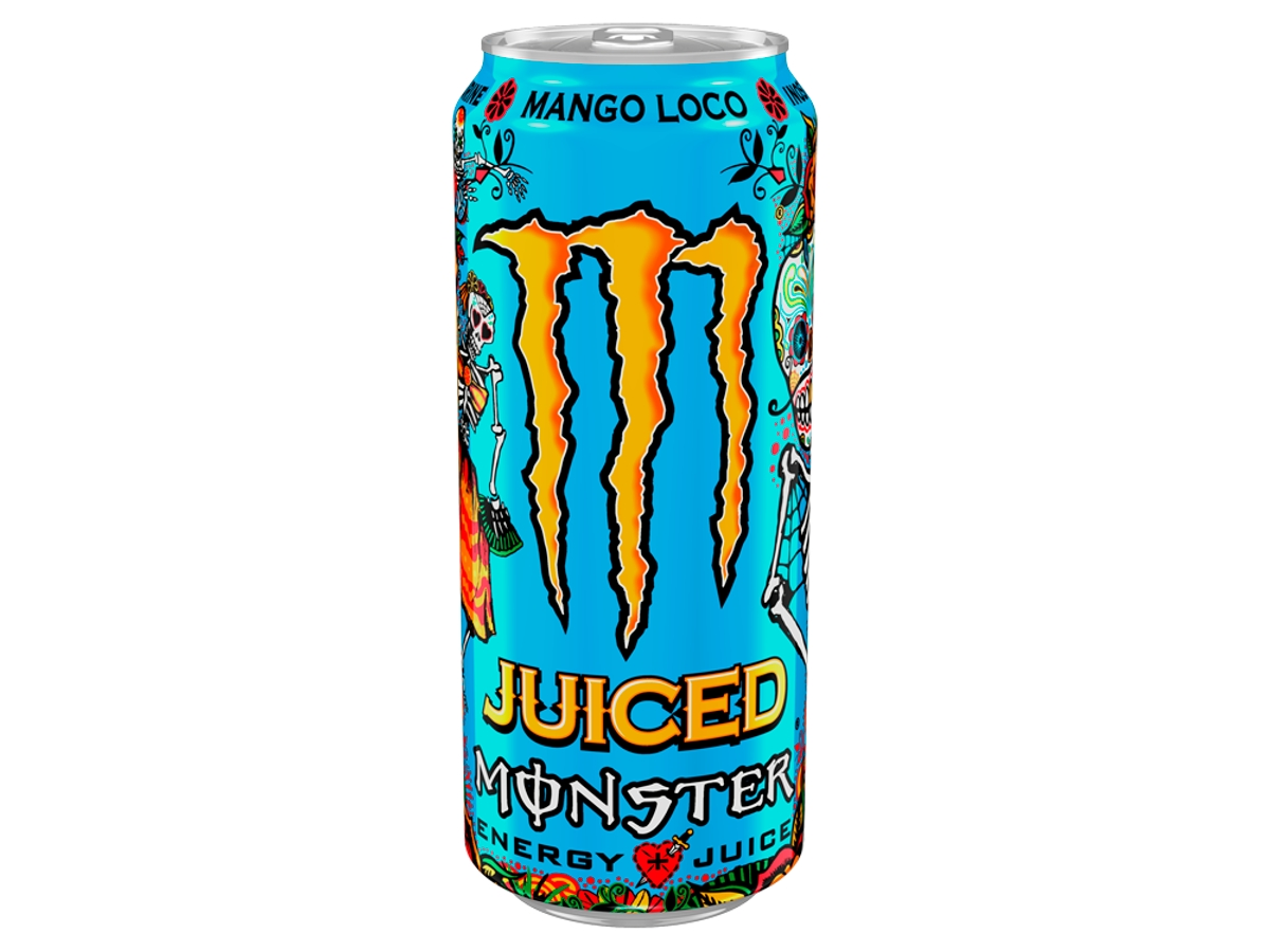 Monster Juiced Mango Loco sýtený energetický nápoj 500 ml