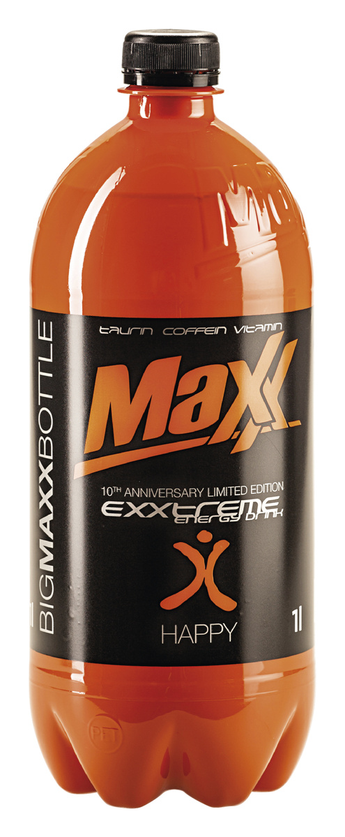 Maxx Happy energetický nápoj 6 x 1 l vratná PET fľaša