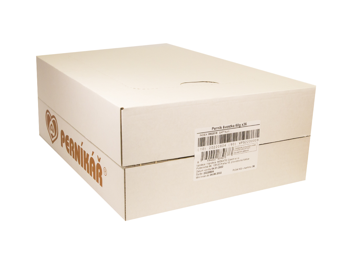 Perníkář Perník slivka 36 x 60 g