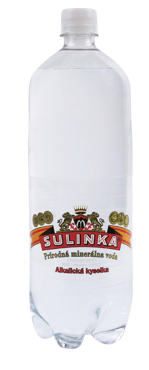 Sulinka prírodná minerálna voda perlivá 6 x 1,25 l vratná PET fľaša