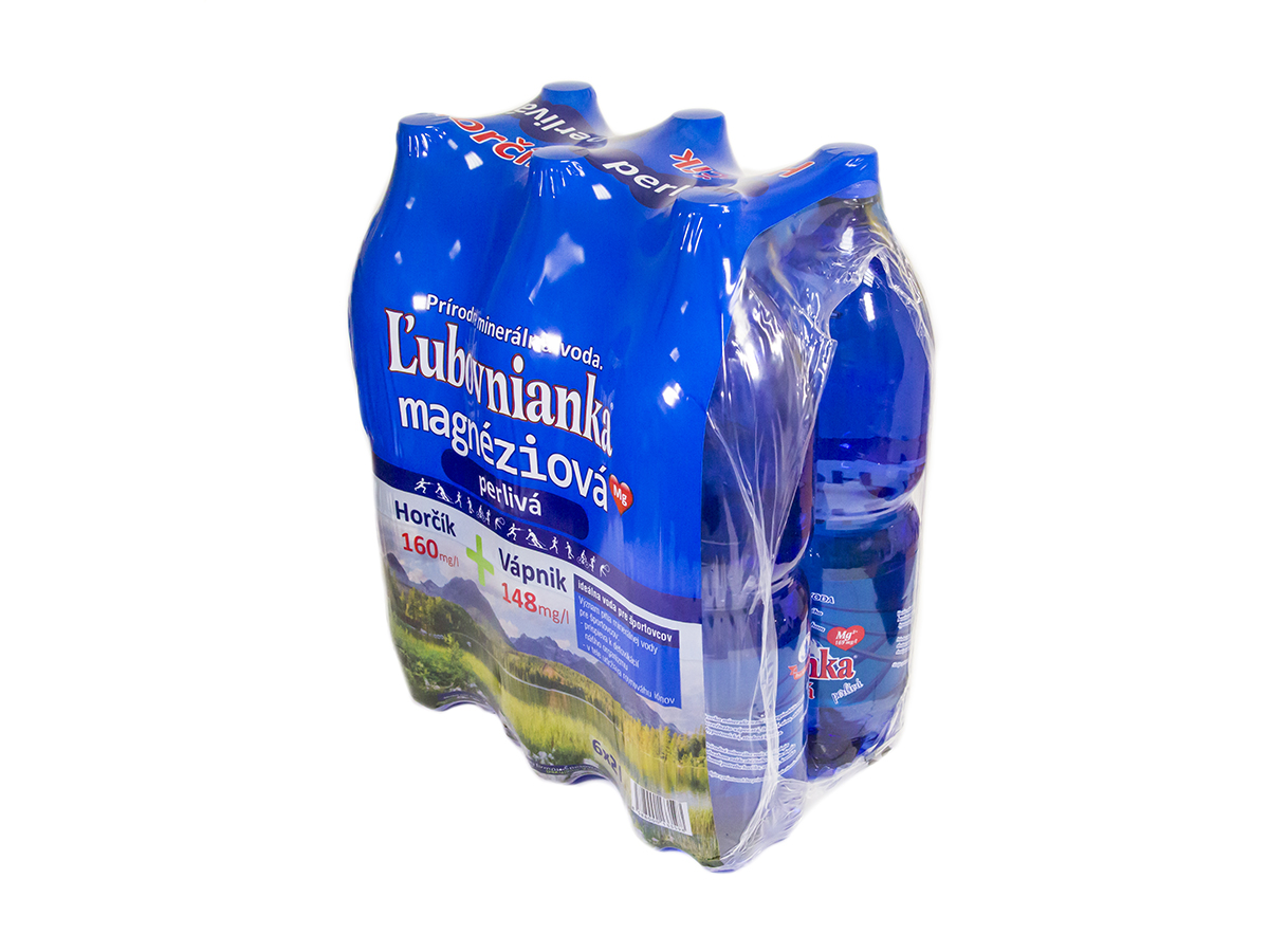 Ľubovnianka prírodná minerálna voda perlivá 6 x 2 l vratná PET fľaša