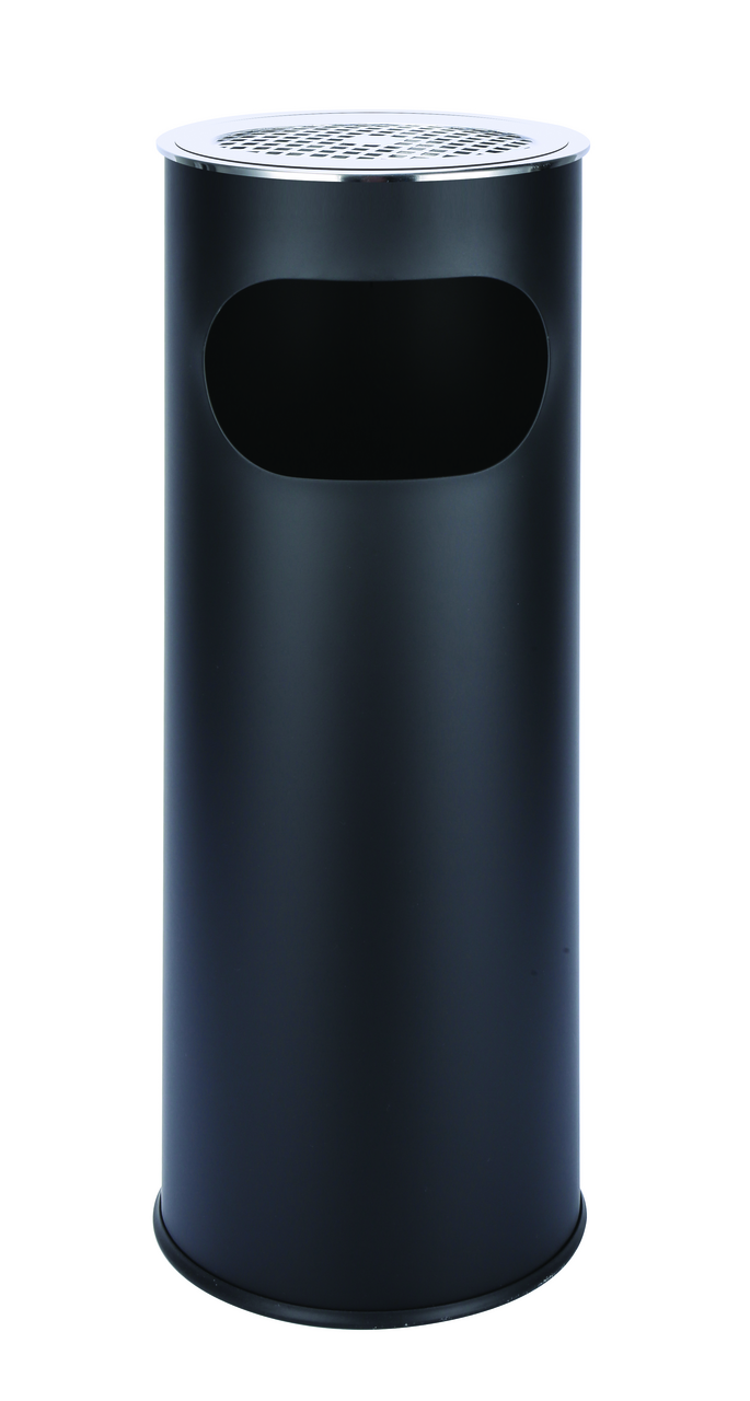 aro Odpadkový kôš s popolníkom čierny 1 ks