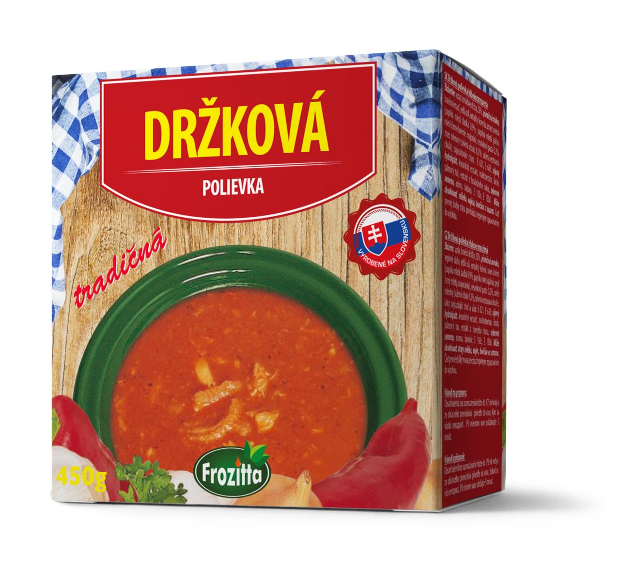 DELIKA Frozitta Držková polievka mraz.450 g