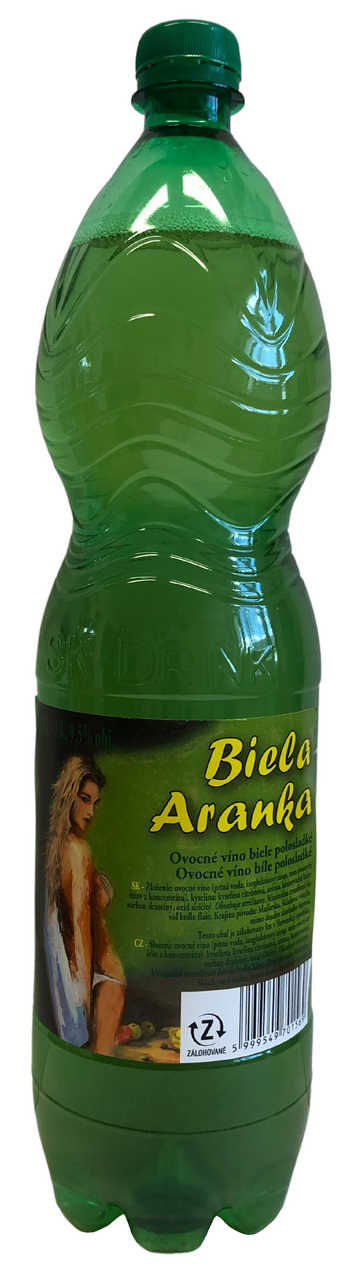 Biela Aranka biele víno 6 x 1,5 l vratná PET fľaša