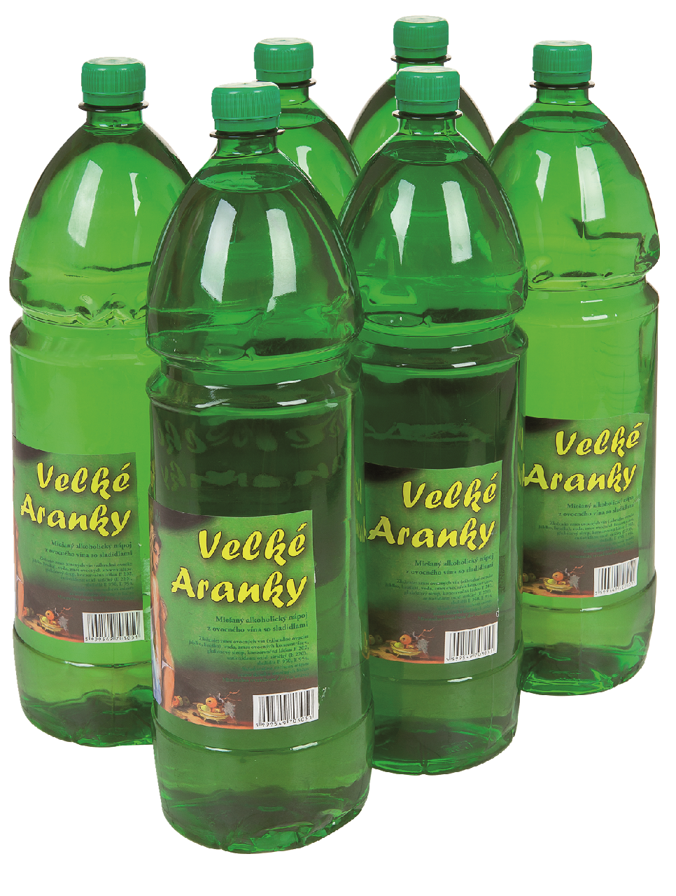 Velké Aranky biele víno 6 x 2 l vratná PET fľaša