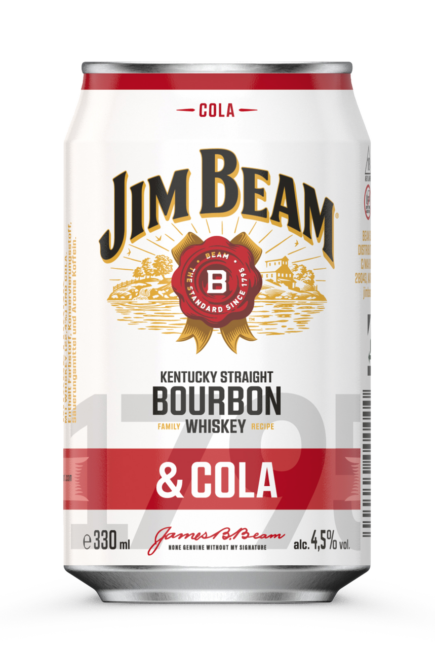 JIM BEAM RTD 4,5% bourbon 330 ml vratná plechovka