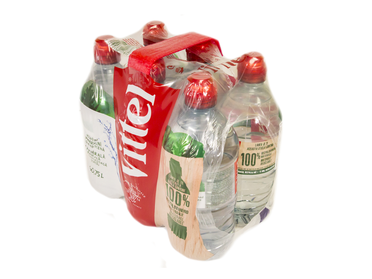 Vittel minerálna voda so športovým uzáverom 6 x 750 ml vratná PET fľaša