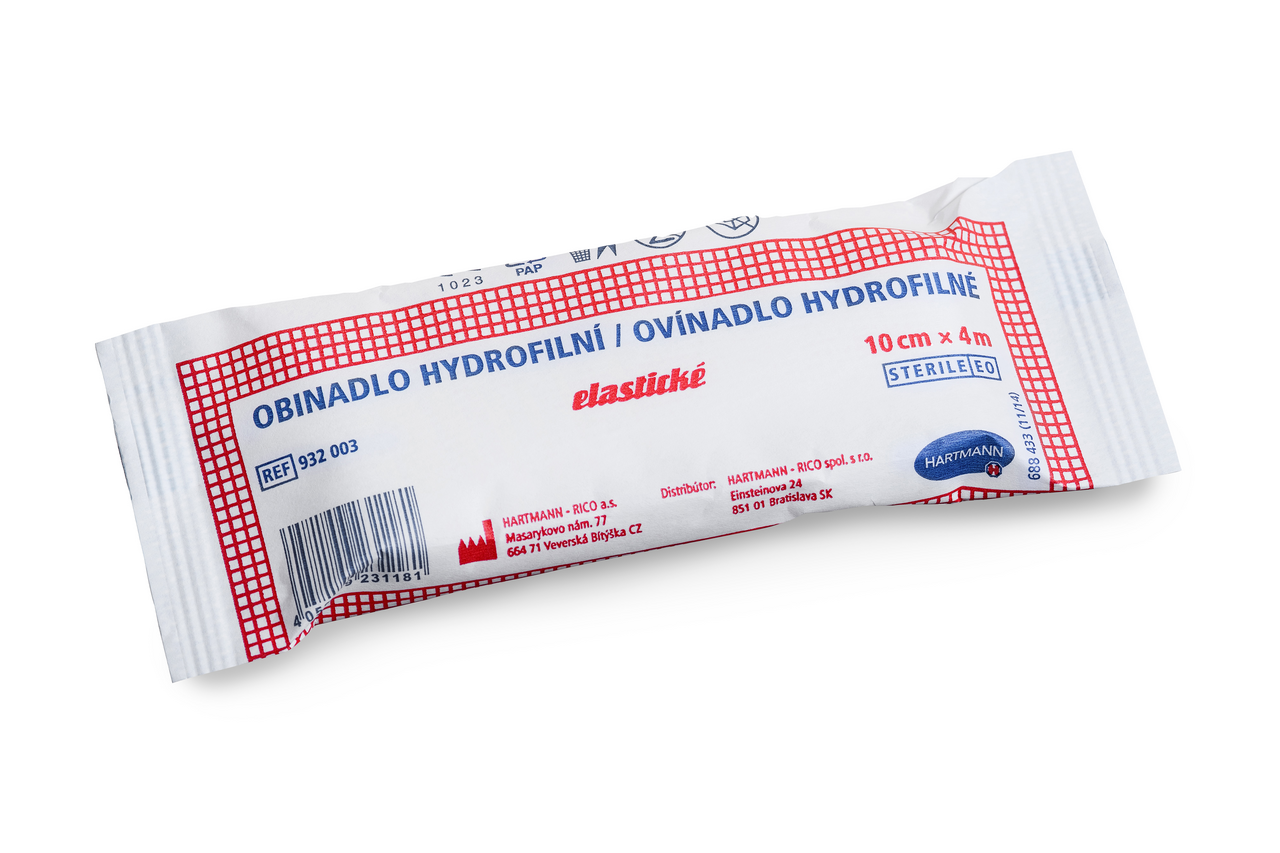 HARTMANN Ovíňadlo hydrofilné sterilné 10 cm 10 ks