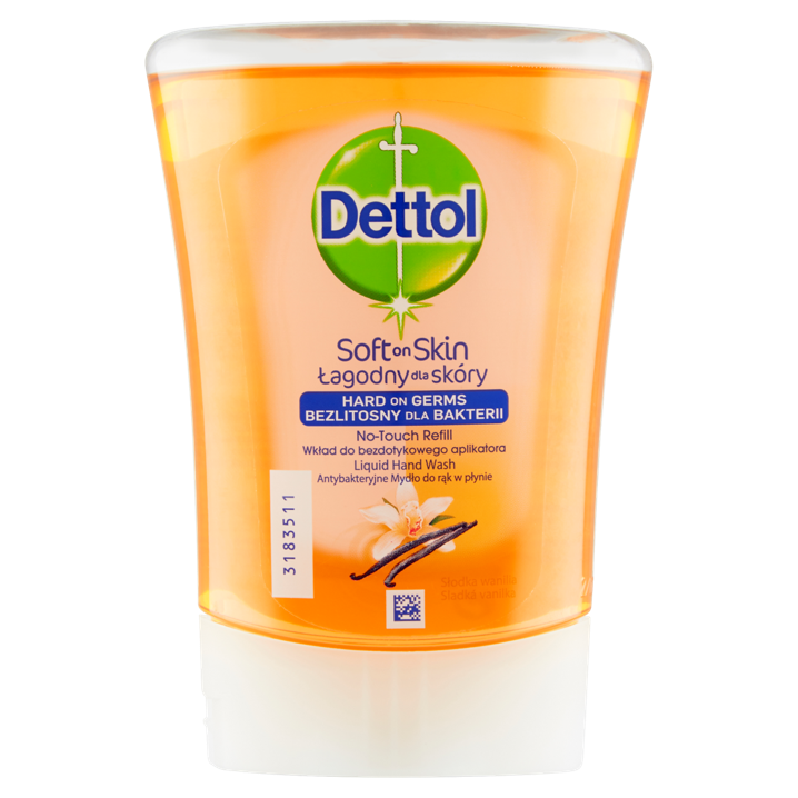 Dettol Sladká vanilka tekuté mydlo náhradná náplň 250 ml