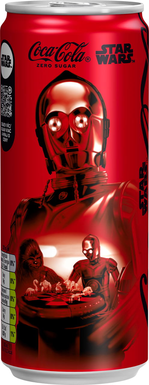 Coca-Cola Zero 24 x 330 ml vratná plechovka