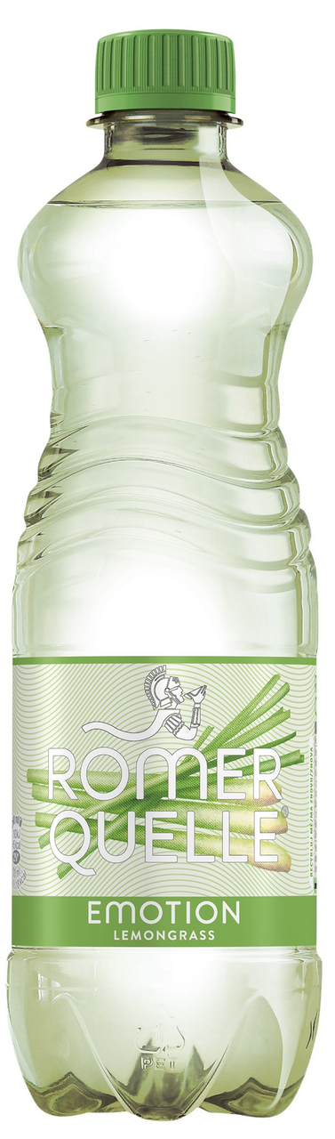 RÖMERQUELLE minerálna voda citrónová tráva 12 x 500 ml vratná PET fľaša