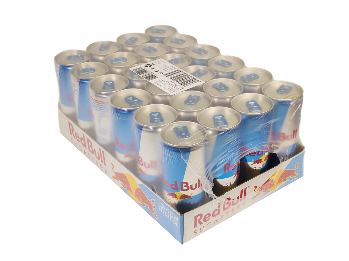 Red Bull bez cukru energetický nápoj 24 x 250 ml vratná plechovka