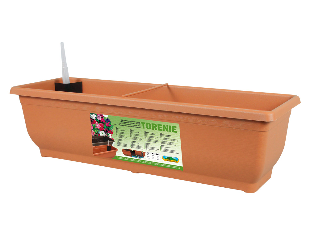 NOHEL-GARDEN Hrantík samozavlažovací Torenie 50cm terakota 1 ks