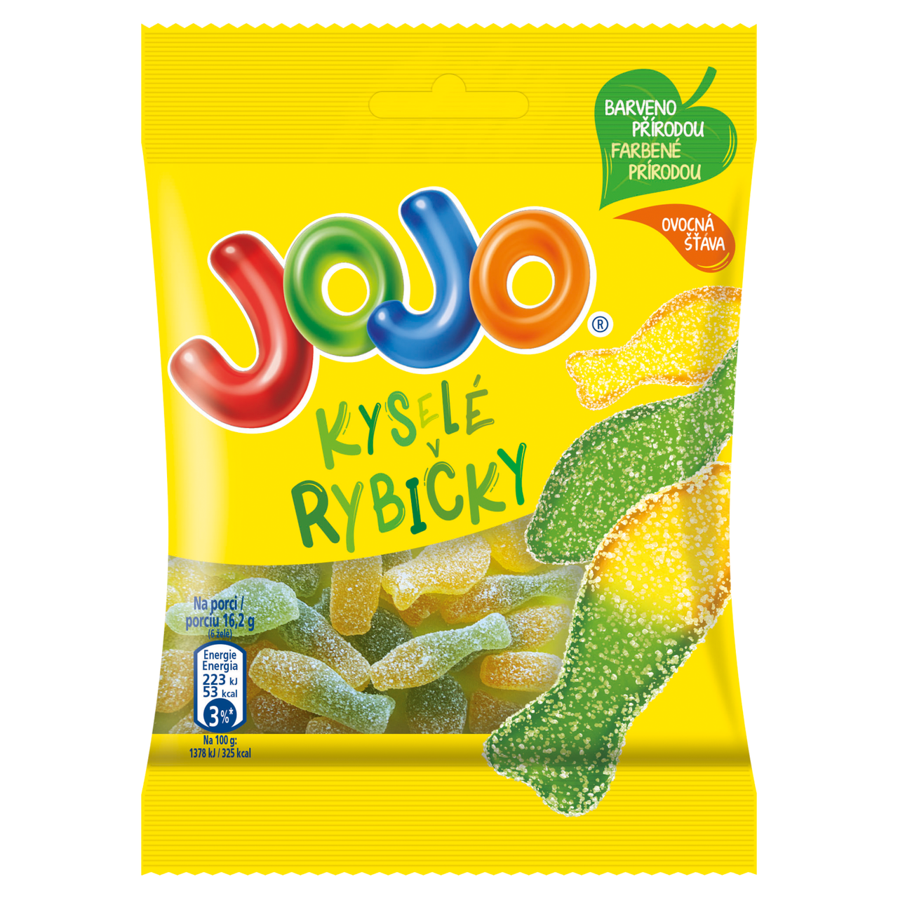 JOJO Kyslé rybičky cukríky 80 g