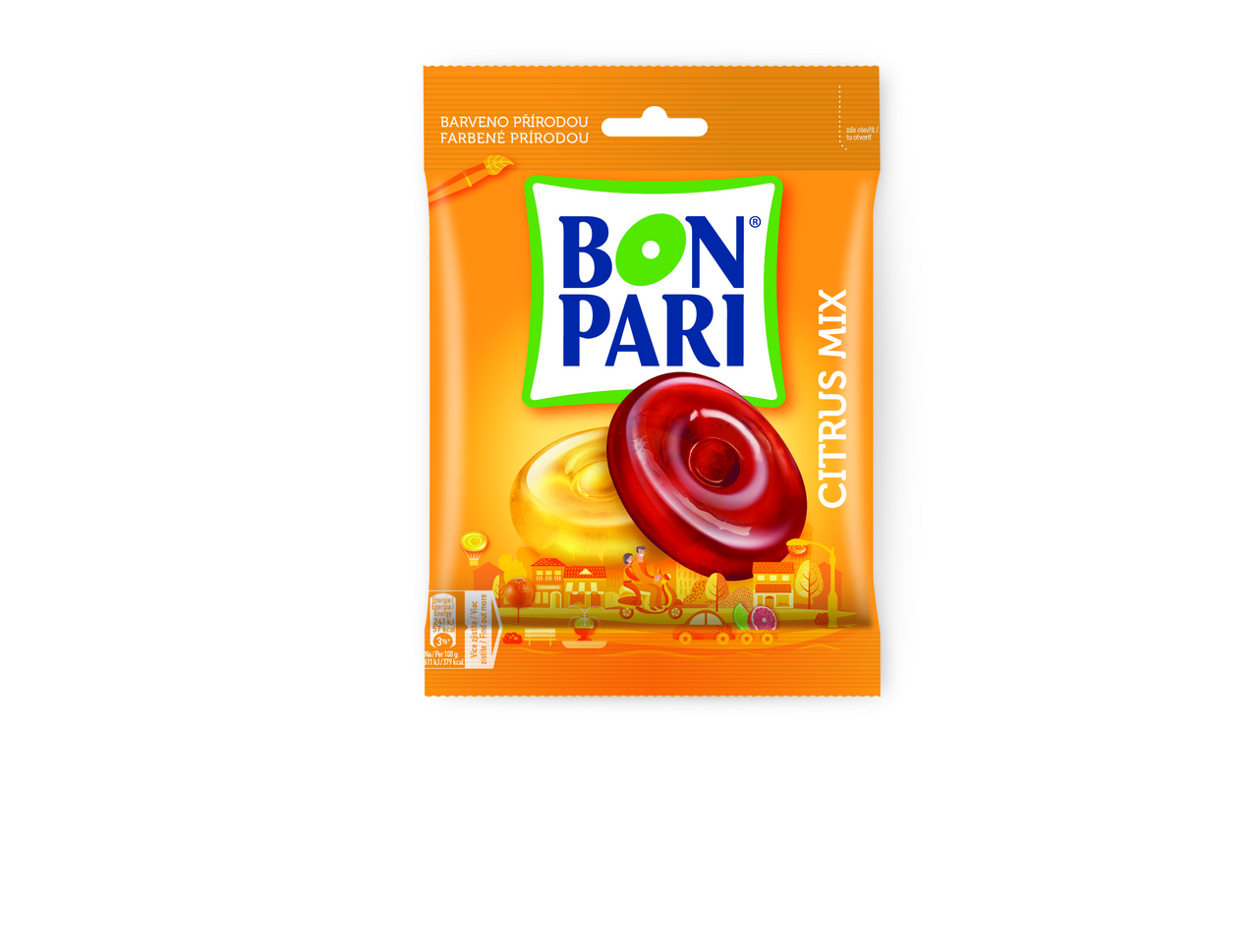 BON PARI Citrus Mix cukríky 90 g