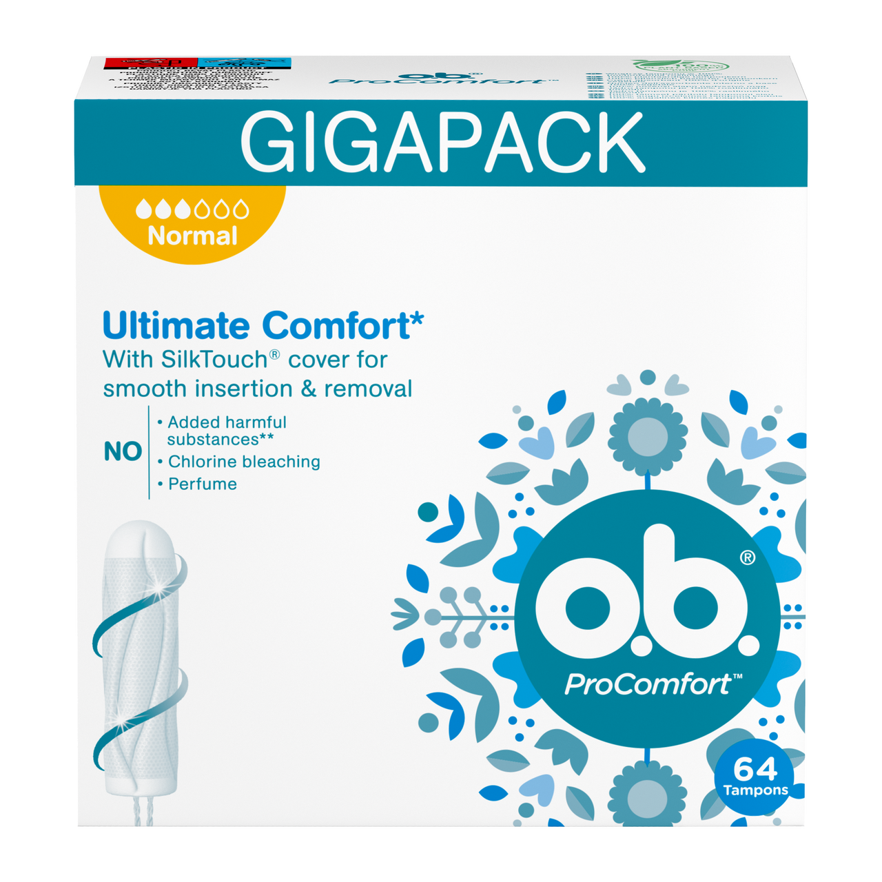 o.b. ProComfort normal tampóny 64 ks