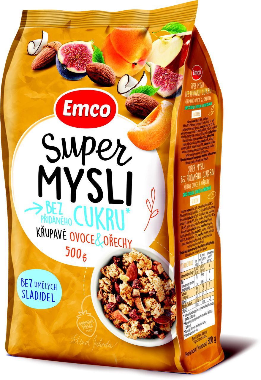 Emco Super Mysli ovocie a orechy 500 g