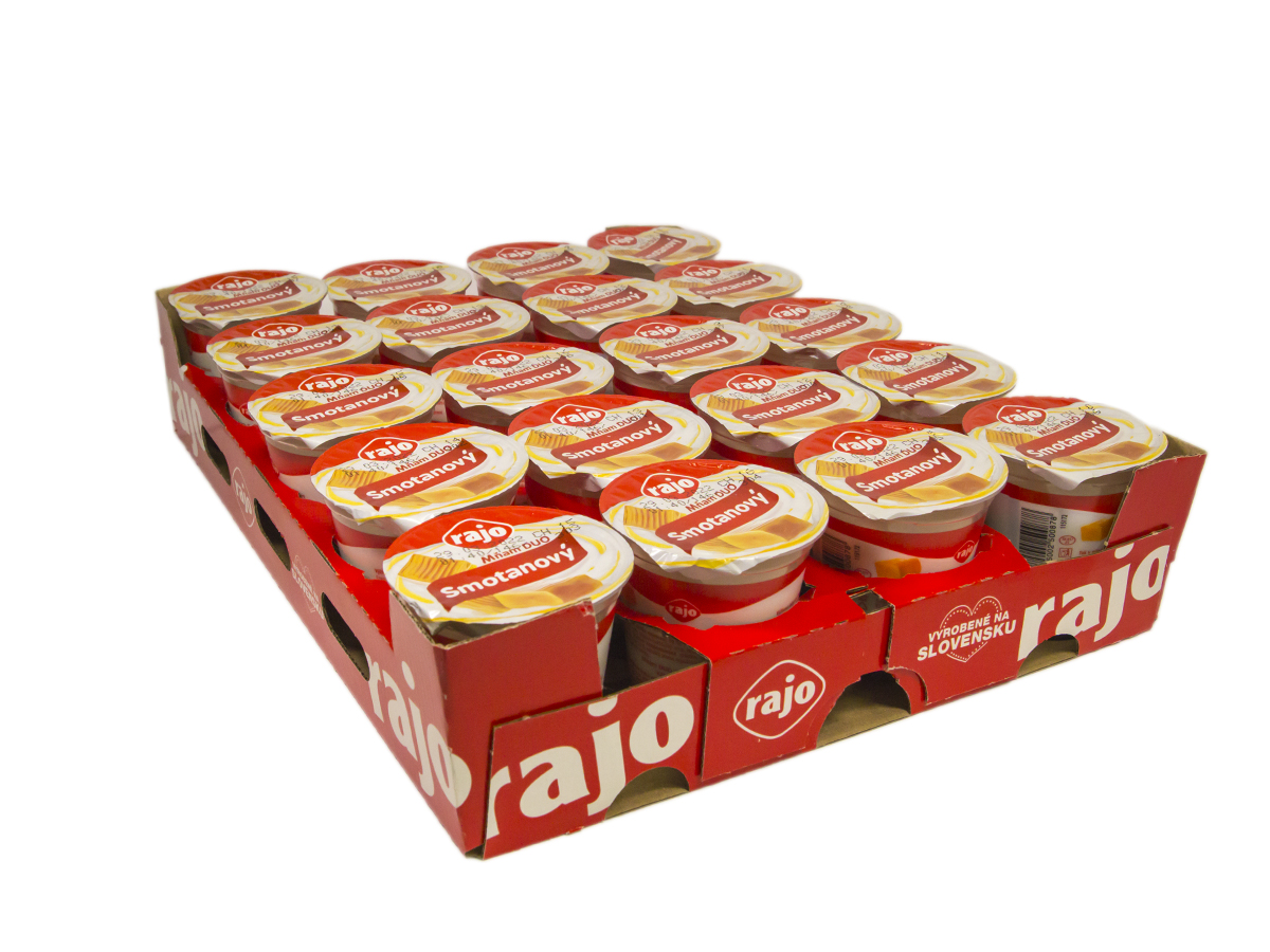rajo Mňam DUO Smotanový jogurt karamel chlad. 20 x 145 g