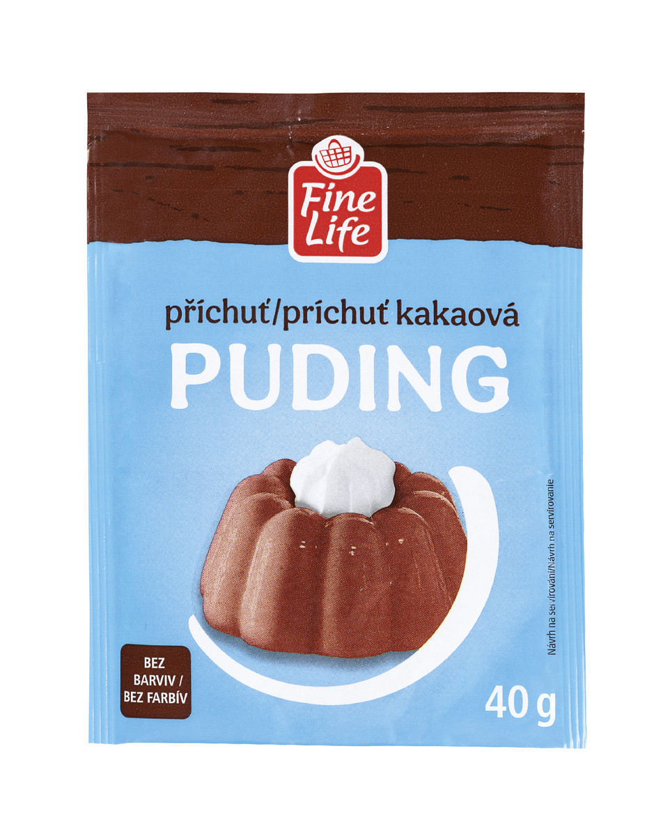 Fine Life Puding s kakaovou príchuťou 40 g