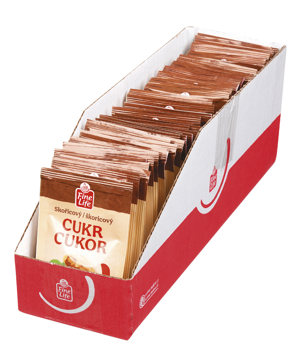 Fine Life Škoricový cukor 40 x 20 g
