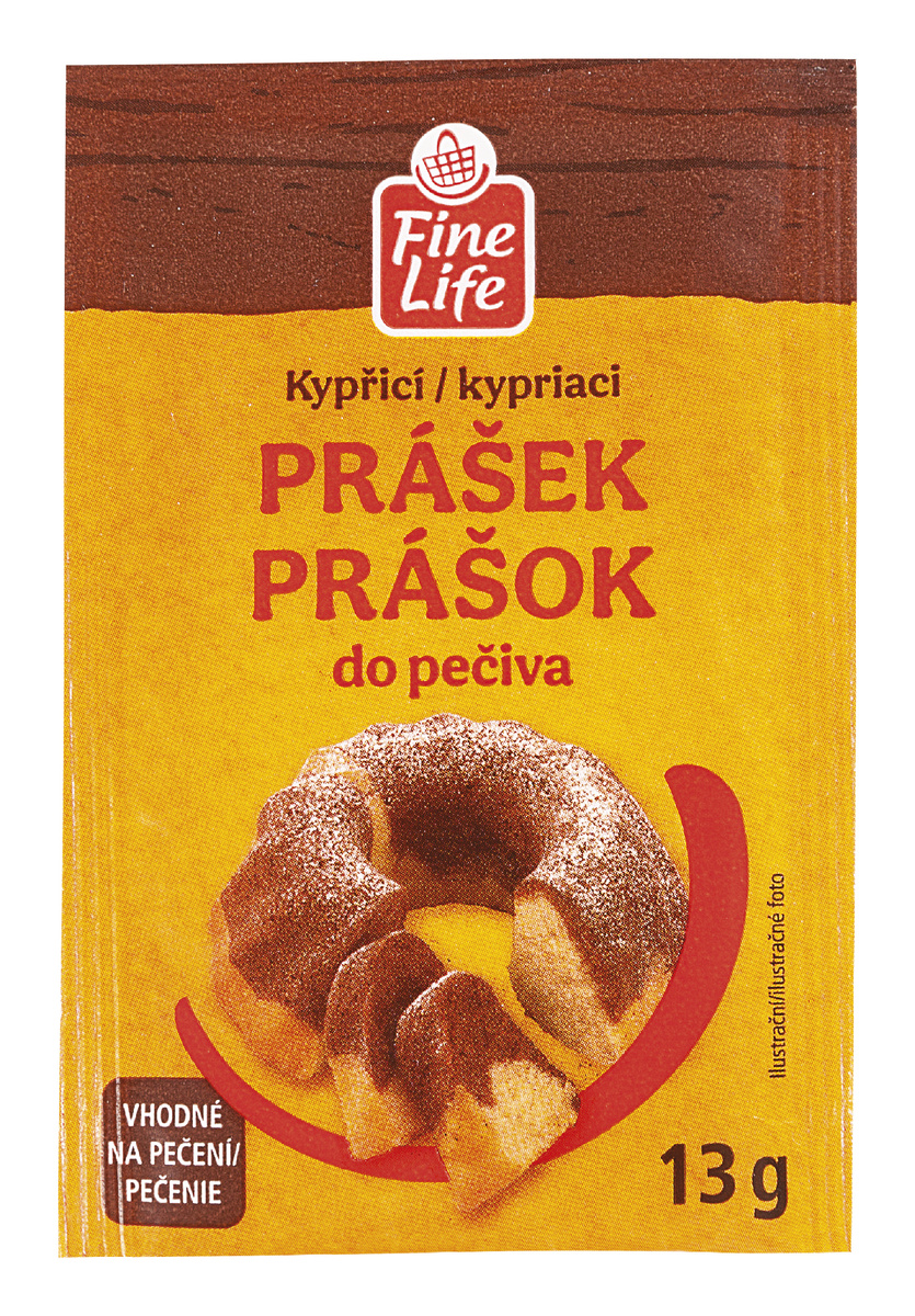 Fine Life Kypriaci prášok do pečiva 40 x 13 g