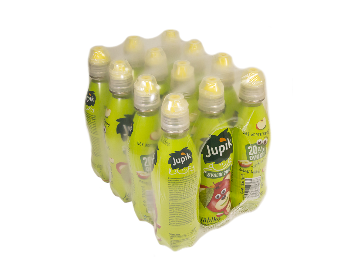 JUPÍK jablko 12 x 330 ml vratná PET fľaša