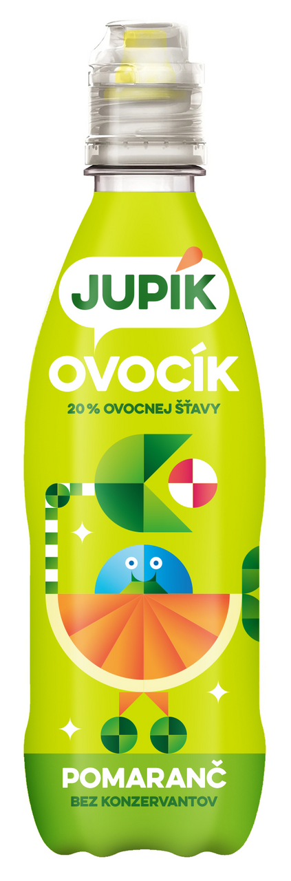 JUPÍK pomaranč 12 x 330 ml vratná PET fľaša