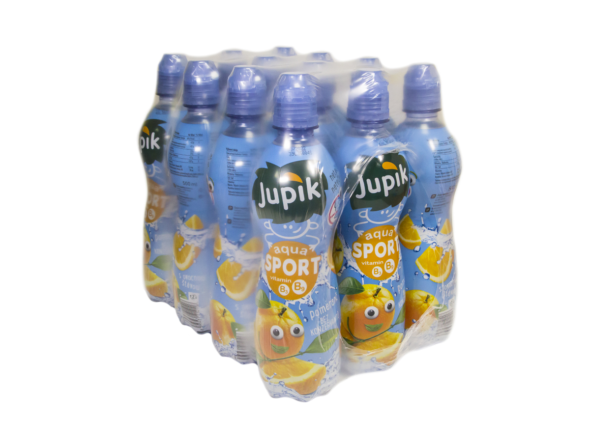 JUPÍK Aqua pomaranč 12 x 500 ml vratná PET fľaša