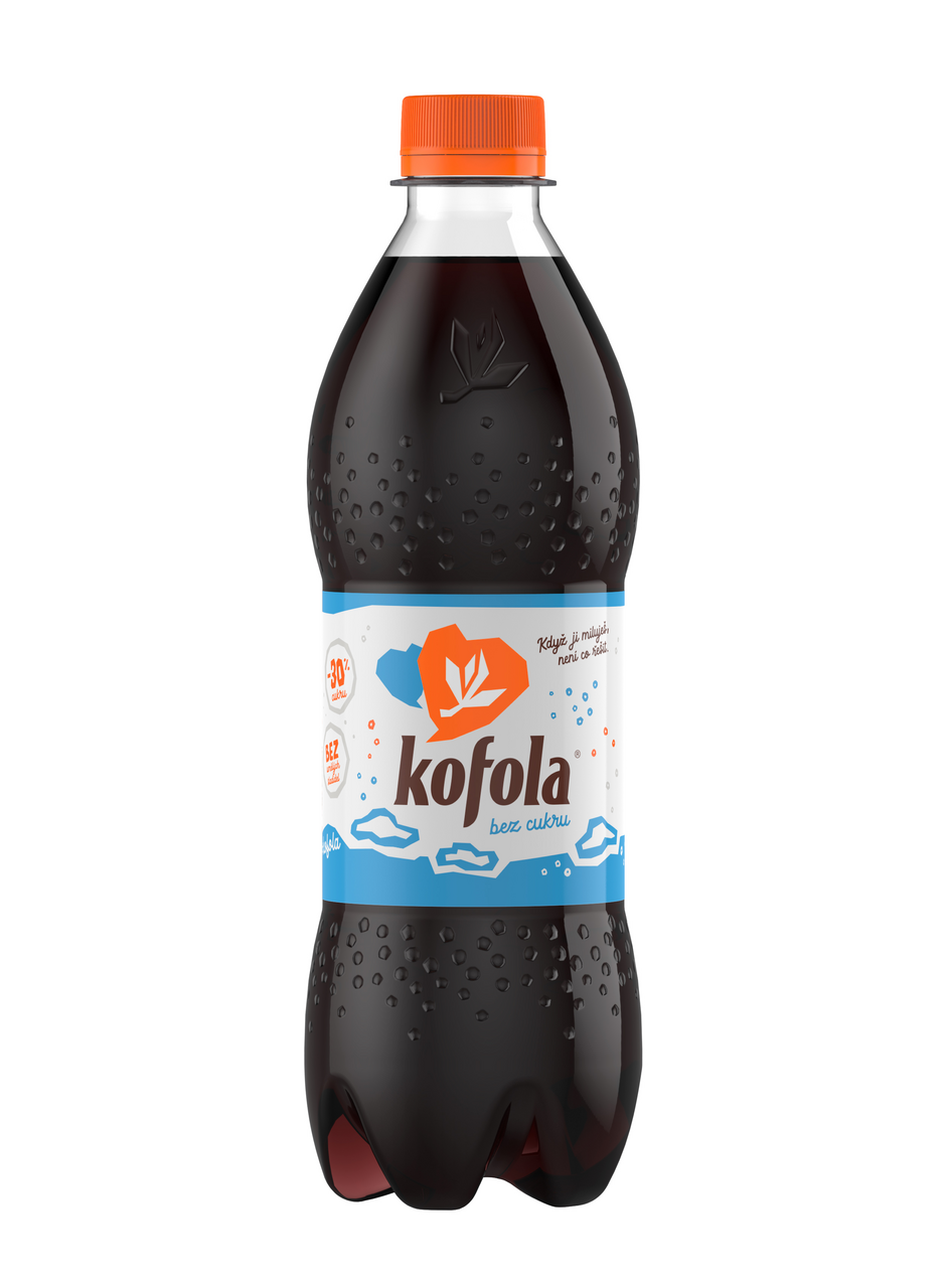kofola Kolový nápoj bez cukru 12 x 500 ml vratná PET fľaša