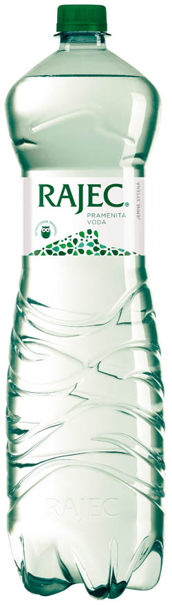 RAJEC Pramenitá voda jemne sýtená 6 x 1,5 l vratná PET fľaša