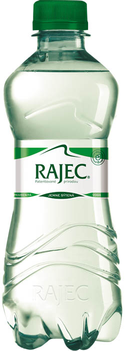 RAJEC Pramenitá voda jemne sýtená 12 x 330 ml vratná PET fľaša