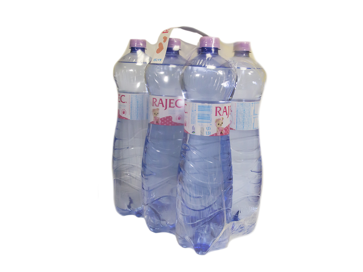 RAJEC Pramenitá voda kojenecká 6 x 1,5 l vratná PET fľaša
