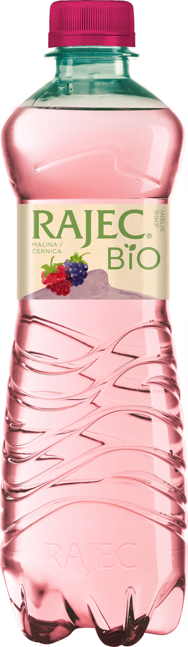 RAJEC BIO pramenitá voda malina-černica 8 x 750 ml