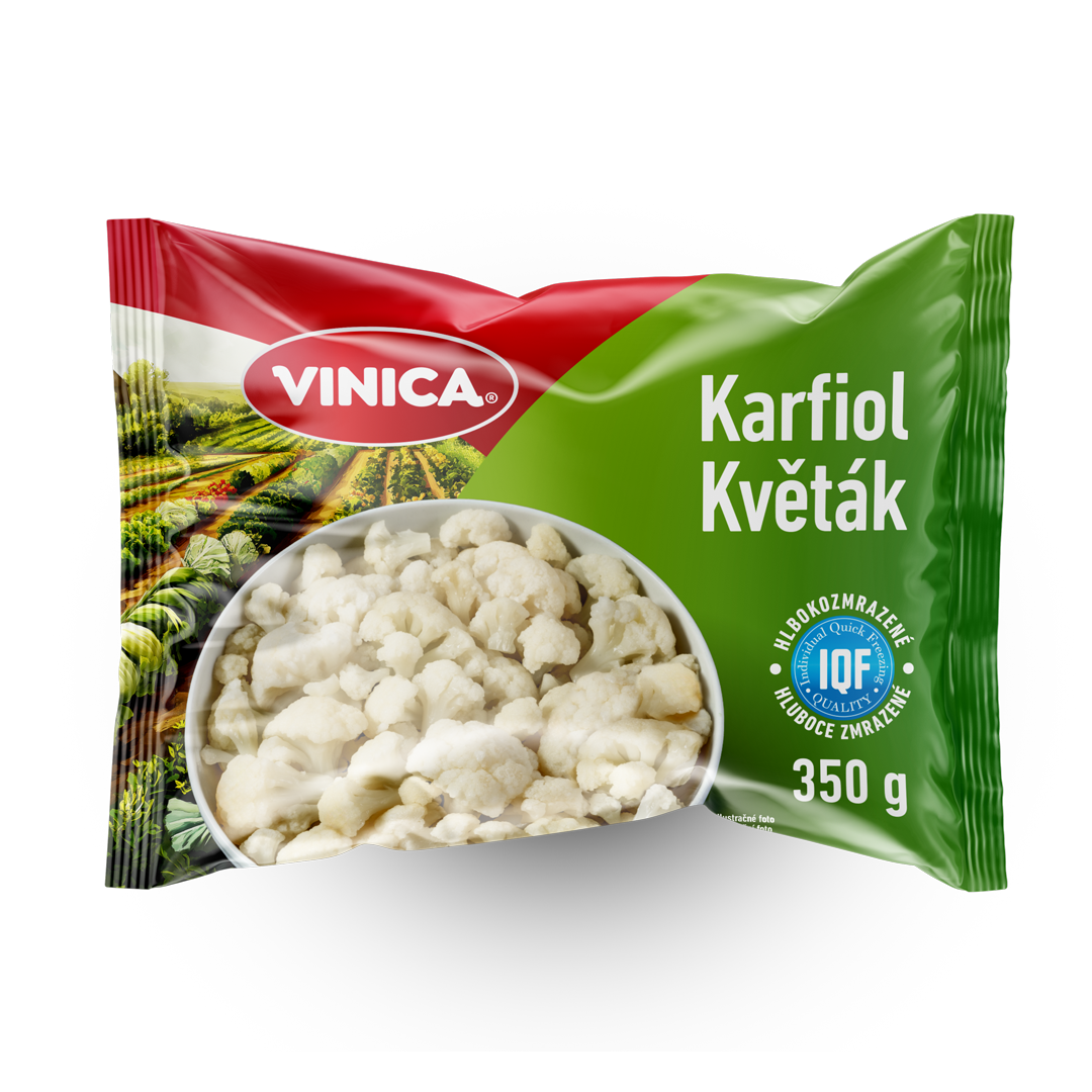 VINICA Karfiol hlbokomrazený mraz. 350 g
