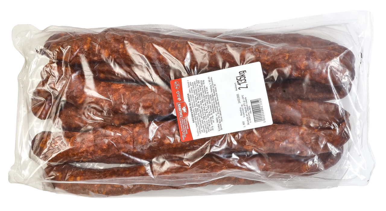 TAURIS Gazdovská klobása chlad. váž. cca 2,2 kg