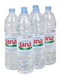 Jana prírodná minerálna voda 6 x 1,5 l vratná PET fľaša