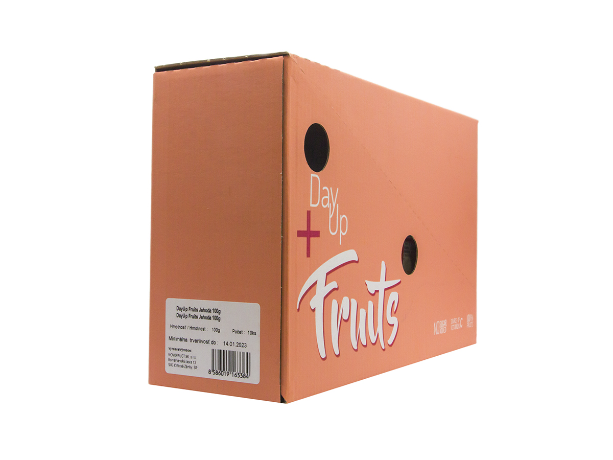 DayUp Fruits Strawberry/ jahoda kapsička 10 x 100 g