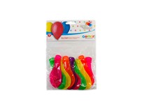 Balóny 19 cm mix neónových farieb 1x10 ks
