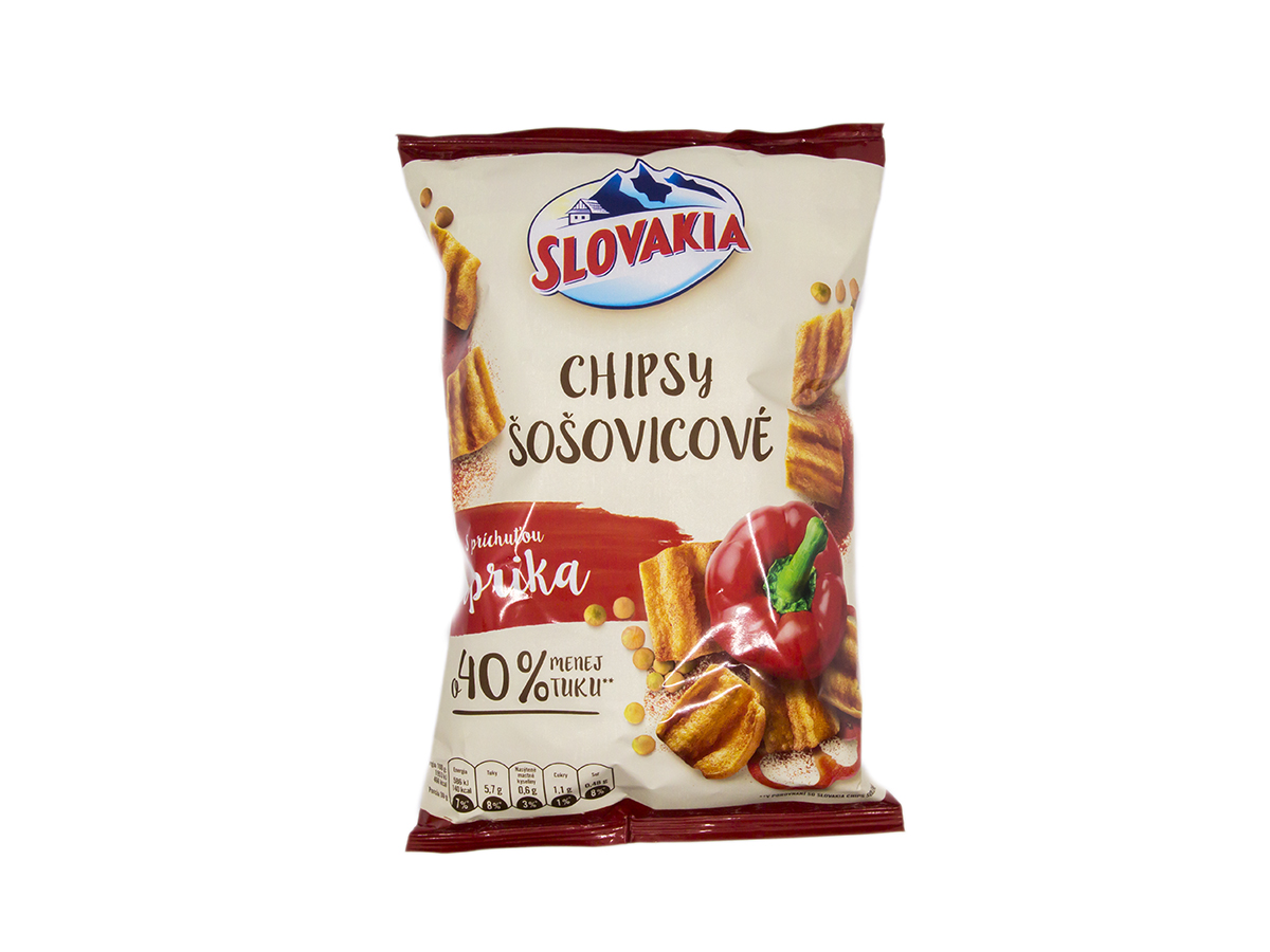 SLOVAKIA Šošovicové chipsy paprika 65 g