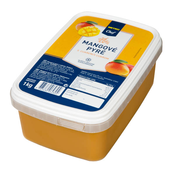 METRO Chef Pyré ovocné mango mraz. 1 kg