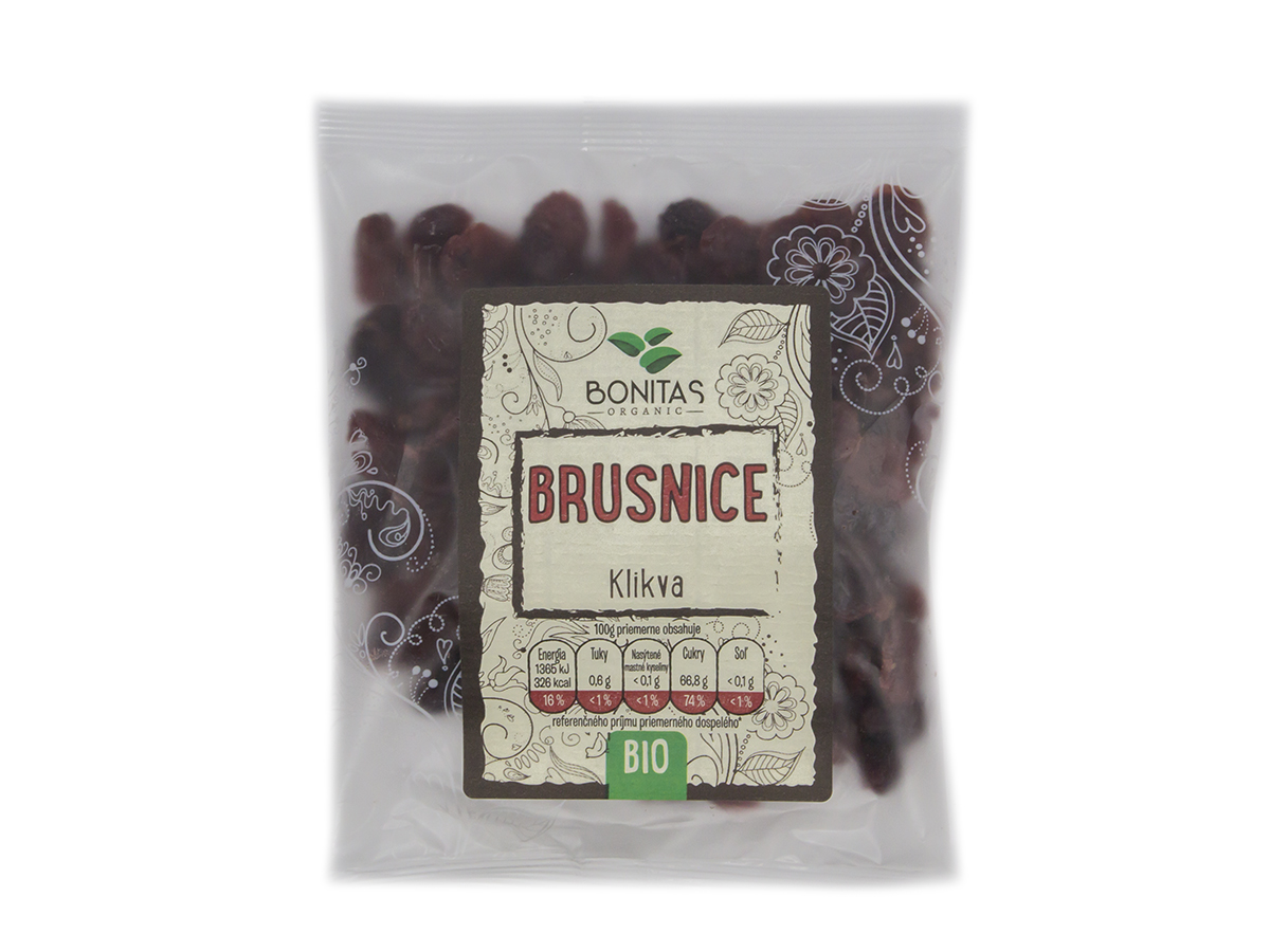 BONITAS Brusnice sušené BIO 80 g