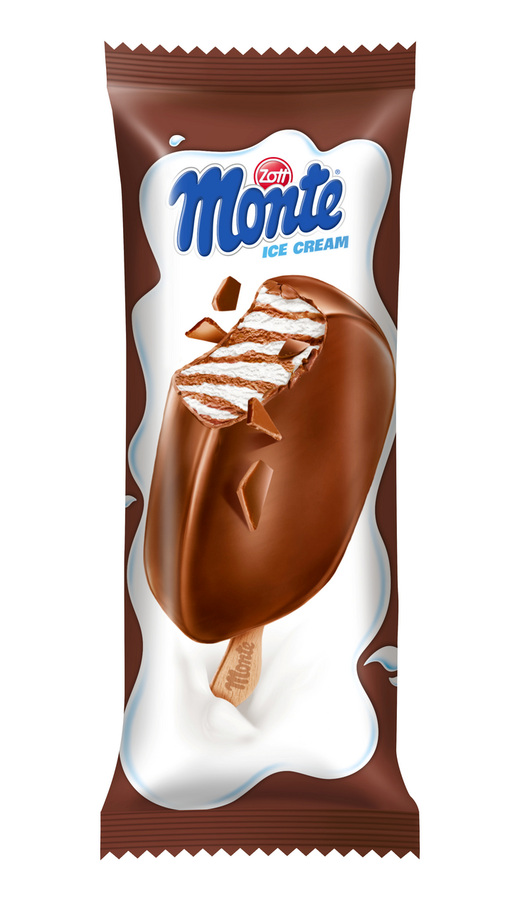 Zott Monte Nanuk čokoláda mraz. 30 x 110 ml