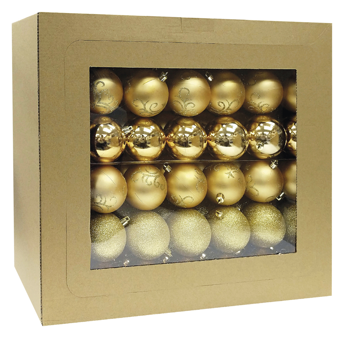 Tarrington House Vianočné gule zlaté 126 ks 