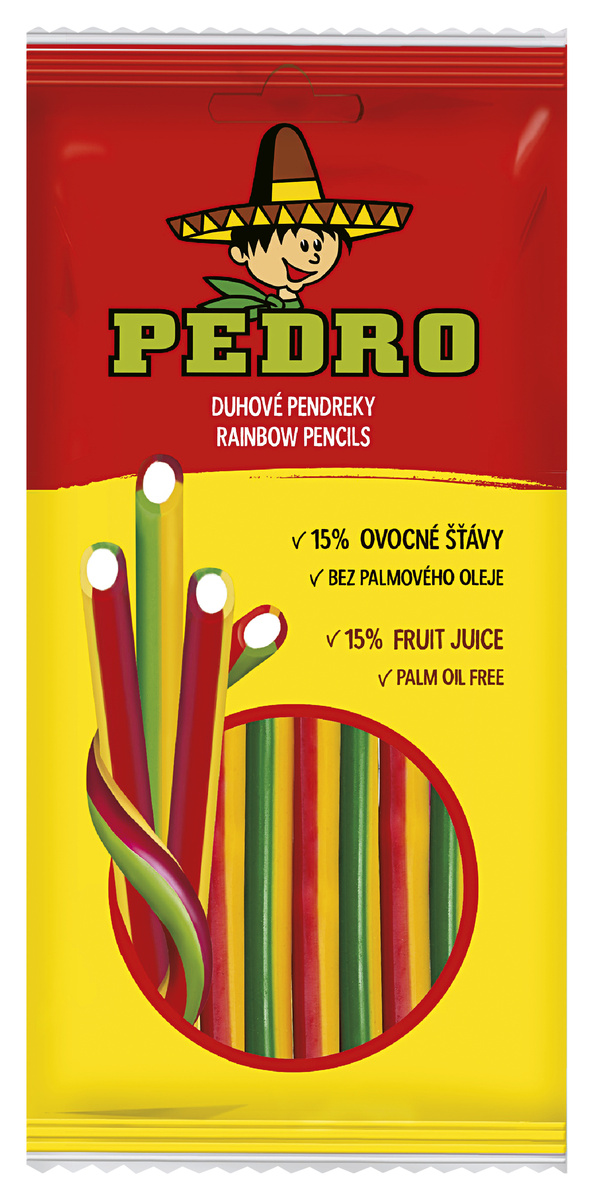 Pedro Pelendreky dúhové 5 x 80 g